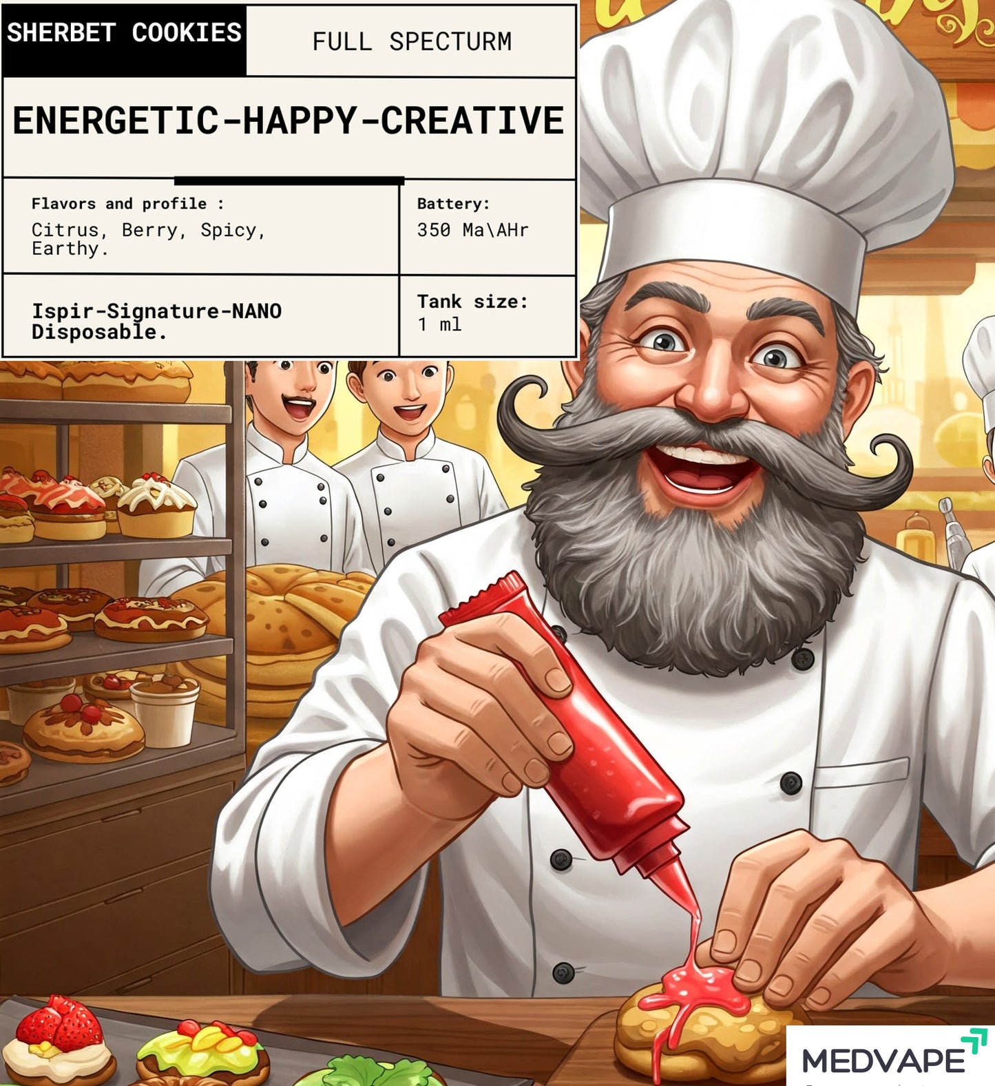 Sherbet cookies: Sativa dominant