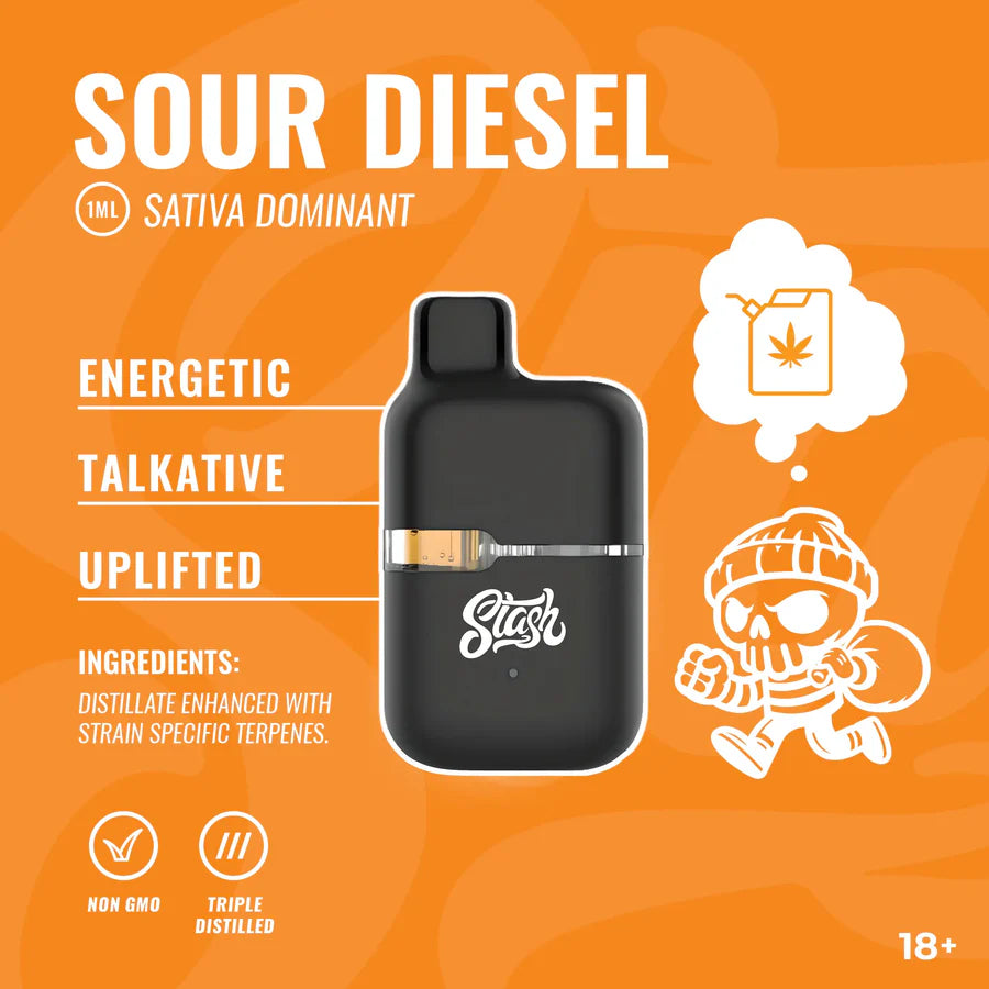 STASH - Sour Diesel - 1ml Disposable